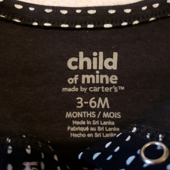 NWOT 3-6 Months Carters Long Sleeve Shirt - Picture 2 of 2